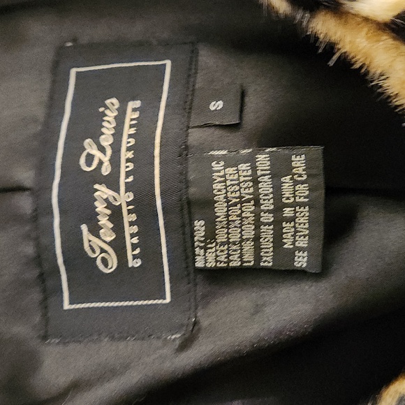 Terry Lewis Classic Luxuries S faux leopard jacket (NEW, never worn!) - Picture 3 of 4